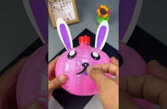 🐰 Rabbit Lantern 🏮 can do it. Let’s make it together! 🌟 #shorts #diy #origami #papercraft