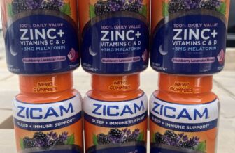 6x- Zicam Sleep + Immune Support – Zinc + Vitamins C & D + Melatonin READ exp