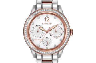 Citizen Eco-Drive Women’s Swarovski Crystals Multi Dial Watch 37MM FD2016-51A