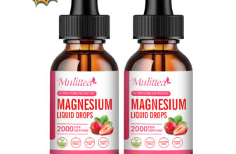 2000MG Magnesium Liquid Drops 1-2Bottles,Improve Bone, Teeth,Immune, Nerve,Sleep