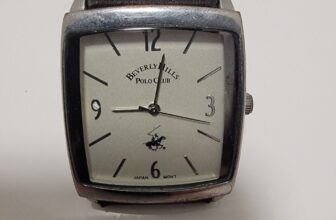 Vintage Men’s Beverly Hills Analog Watch – New Battery