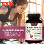 BetRoot extract 60 capsules supplement 1300 milligrams