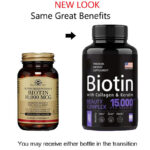 Biotin 15,000 mcg Vegetable Capsules 120 Count