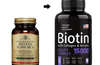 Biotin 15,000 mcg Vegetable Capsules 120 Count