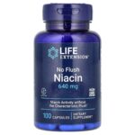 No Flush Niacin, 640 mg, 100 Capsules