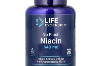 No Flush Niacin, 640 mg, 100 Capsules