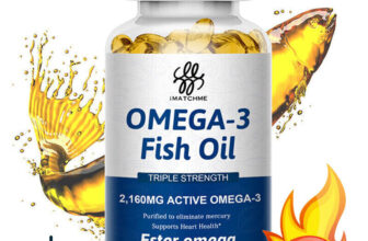 Omega 3 Fish Oil Capsules 3x Strength 2160mg EPA & DHA Highest Potency 120 Pills