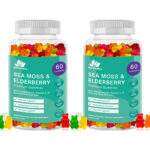 Sea Moss Gummies Elderberry BioVitalica – Vit C D + Zinc-Irish Sea Moss- 2 Packs