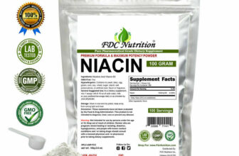 100 Gram PURE NIACIN NICOTINIC ACID POWDER VITAMIN B3 HEART VEGAN ORGANIC SOURCE