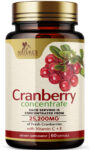 Cranberry Capsules Pills 25,200mg Supplement+Vitamin C Concentrate Extract