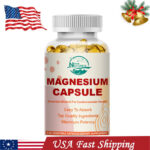 Magnesium Glycinate | 500 mg | 120 Capsules | Non-GMO and Gluten Free Softgels