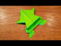 Origami Jumping Paper Frog | Fun & Easy Origami