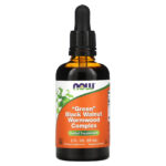 Now Foods Fresh Green Black Walnut Wormwood Complex 2 fl oz 60 ml GMP Quality