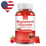 500mg Magnesium Glycinate Gummies Improve Sleep Promotes Cognition & Focus 60pcs