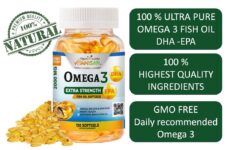 Omega 3 Bottle XL Anti Inflammatory Joint Relief Supplement 2000 mg CONCETRATE +