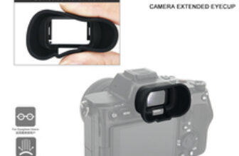 Soft Silicone Long Camera Eyecup Viewfinder Eye cup Eyepiece Eyeshade for Sony Nikon Canon Fujifilm Mirrorless DSLR Protector