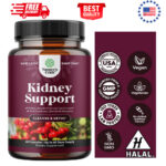 Kidney Health Support Supplement with Uva Ursi & Cranberry – Kidney Detox – USA