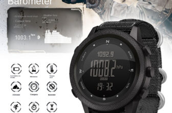 Apache-46 Men Outdoor Smart Watch Military Sports Digital Barometer Wristwatch