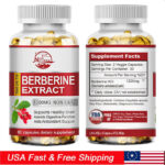 Berberine HCl 1200mg – High Potency Berberine Supplement – Blood Sugar Support