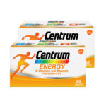 2x Centrum Energy Multivitamin Tablet B-Vitamins Minerals Vitamin C & E 60’s