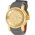 Invicta S1 Rally Date Dragon Quartz Gold Dial Men’s Watch 41144