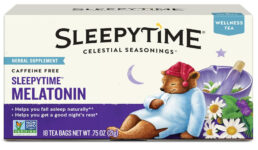 Celestial Seasonings Sleepytime Wellness Tea Plus Melatonin, Caffeine Free, 18 T