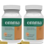 2 Pack EMMA Gut Health – Gas and Bloating Relief, Constipation, Leaky Gut Repair