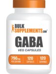 BulkSupplements GABA 120 Capsules – 750 mg Per Serving