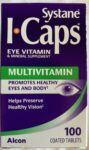 Systane ICaps I Caps  Eye Vitamin Multivitamin Mineral  100 Tablets Exp 3/2025