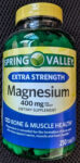 Spring Valley Extra Strength Magnesium 400mg Dietary Supplement 250 Count