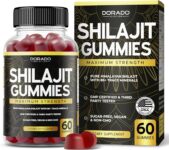 Gomitas para hombres y mujeres (60 gomitas), Shilajit para hombres, delicioso sa