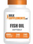 BulkSupplements Fish Oil Softgels – Omega-3 Fish Oil – Fish Pills – 1g Servings