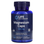 Magnesium Caps , 500 mg, 100 Vegetarian Capsules