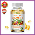 120 Softgels Vitamin E Oil Vit E Capsules for Hair Skin Nail Face Health