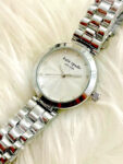 Silver Kate Spade Designer Luxury Watch 17cm Band 32mm Face #34