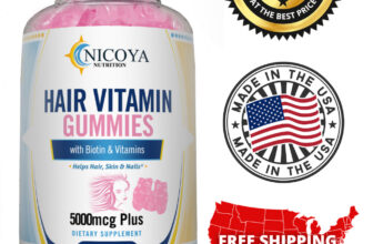 Hair, Skin & Nail Vitamin Gummies, For Stronger, Healthier & Faster Hair growth