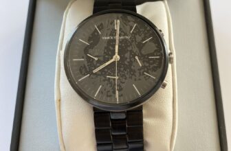 Vince Camuto VC/1098TB Men’s Multi-Function Black Stainless Steel Watch New