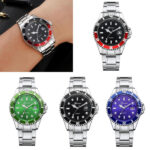 Men’s Sport Casual Waterproof Watch Stainless Steel Quartz Analog Wrist Watches