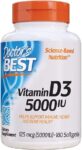 Vitamin D3 5000IU, Non-Gmo, Gluten & Soy Free, Regulates Immune Function, Suppor