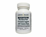 120 Max Blood Flow Circulation Support with Turmeric Capsules