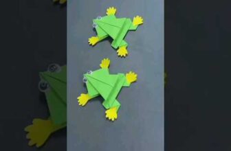 Origami Katak Loncat #origami #shots #viral