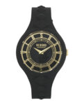 Versus Versace Womens Fire Island Black 39mm Strap Fashion Watch