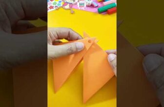 🦆 Kreasi mainan PARUH BEBEK dari origami