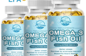 Omega 3 Fish Oil 3x Strength 3600mg EPA & DHA Highest Potency 10/60/120 Capsules