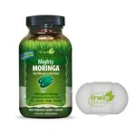 Irwin Naturals Mighty Moringa 1000mg with Omega Superfoods and Pill Case