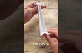 HOW TO MAKE PAPER BAG STEP BY STEP | DIY BAG FROM PAPER ORIGAMI TUTORIAL | USEFUL PAPER PROJECT ART