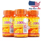 Acorbic Vitamin C-1000mg Strengthen Immune 30 tablets x 3 bottles, Ship from USA