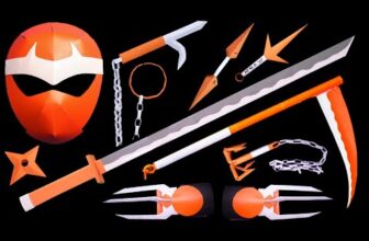 09 Origami Ninja STAR and SWORD || Mask/Claw/Kunai/Knife/Katana/Scythe/Shuriken