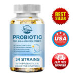 Probiotics 100 Billion CFU High Potency Digestive Immune Health Support 120 Caps