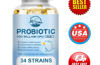 Probiotics 100 Billion CFU High Potency Digestive Immune Health Support 120 Caps